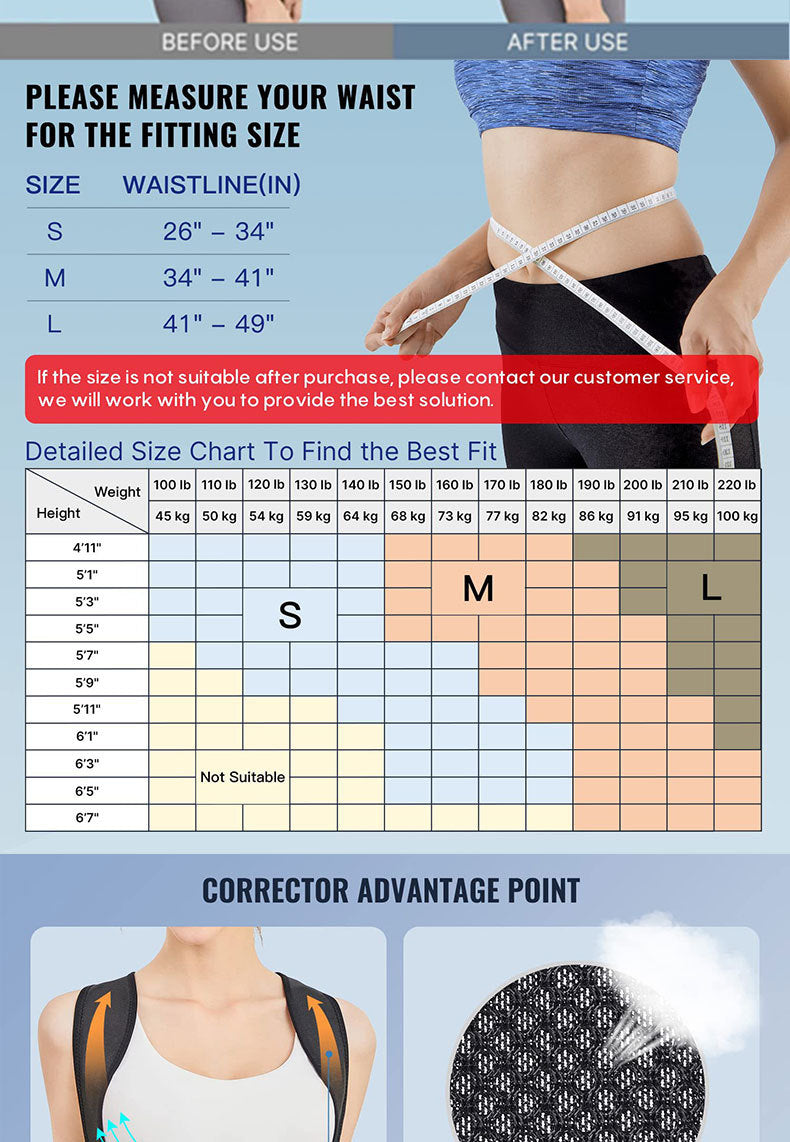 Adjustable Back Posture Corrector