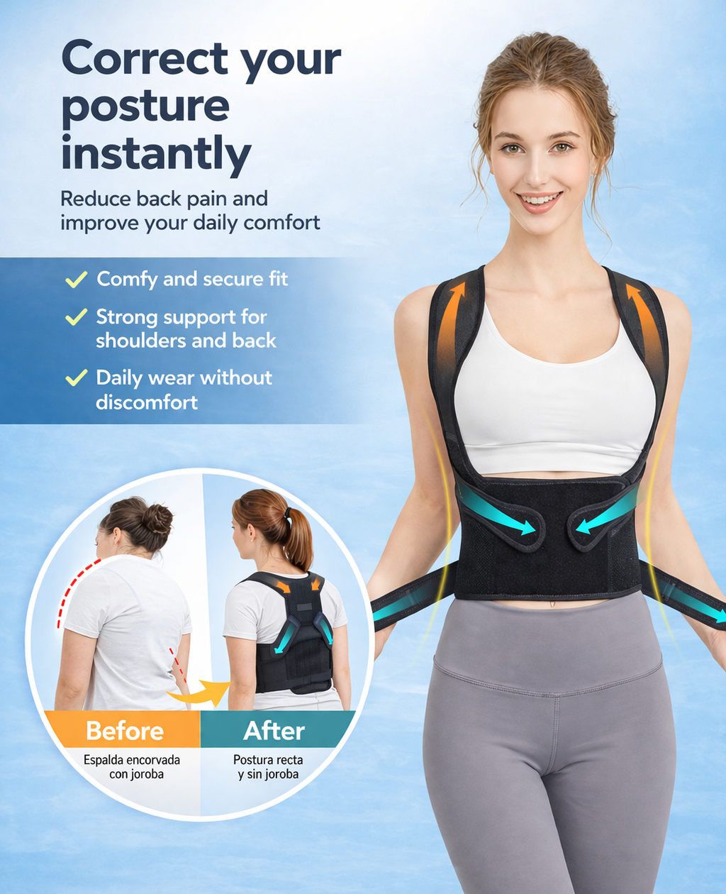 Adjustable Back Posture Corrector